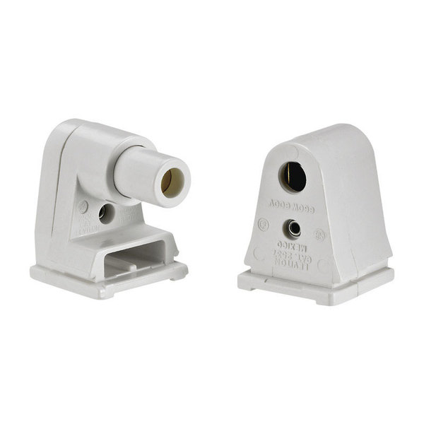 Leviton Fluor Lamp Hldr Slim Wht 31410-00W